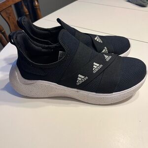 adidas Women's Black Slip-On Sneakers